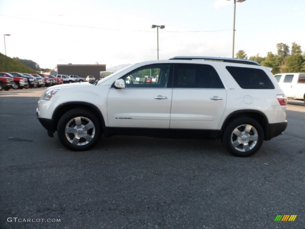 2007 Acadia SLT AWD - White Diamond Metallic / Titanium photo #1