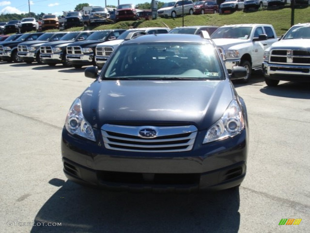 2011 Outback 2.5i Wagon - Graphite Gray Metallic / Off Black photo #2