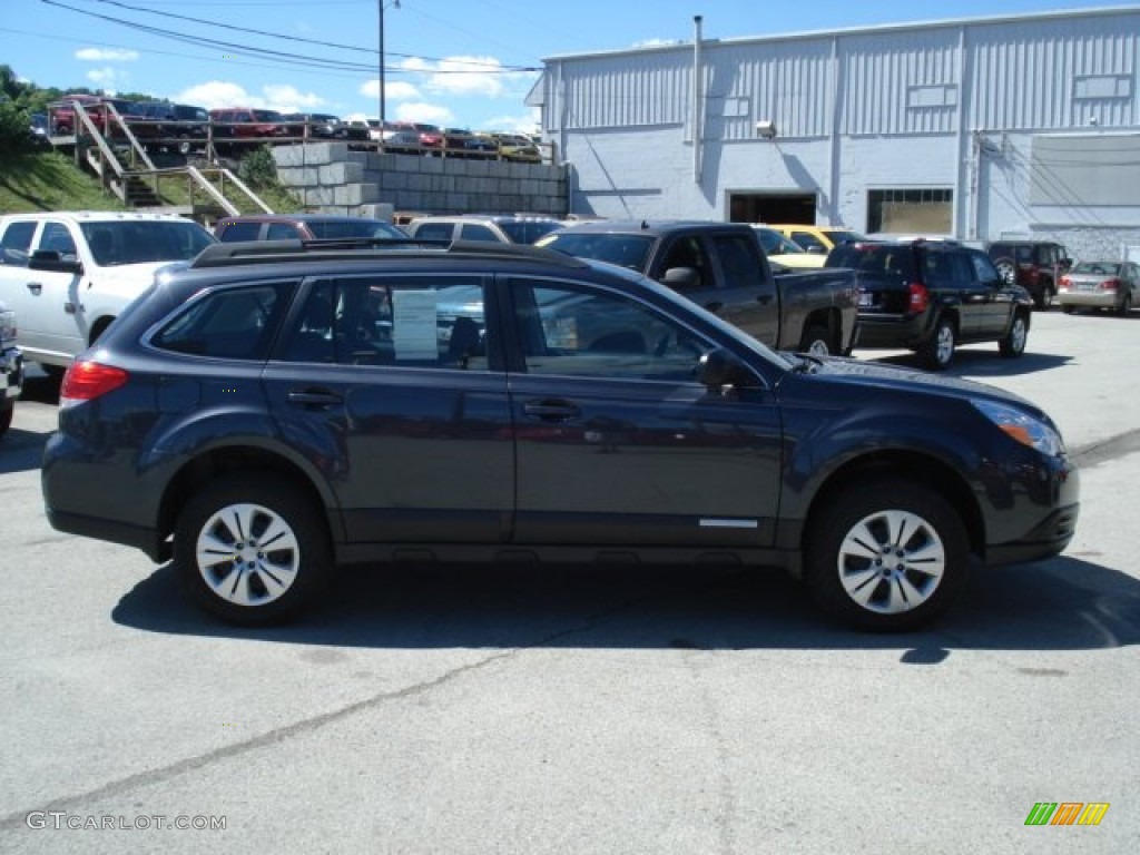 2011 Outback 2.5i Wagon - Graphite Gray Metallic / Off Black photo #4