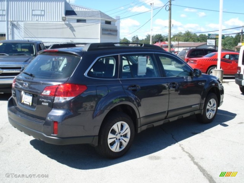 2011 Outback 2.5i Wagon - Graphite Gray Metallic / Off Black photo #5