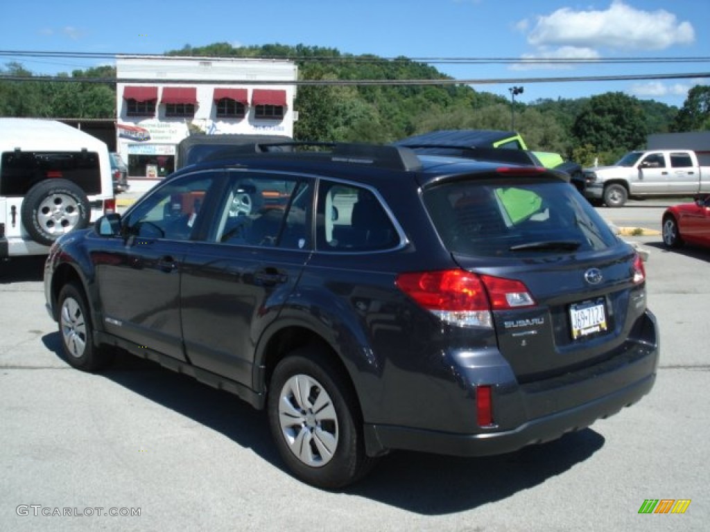2011 Outback 2.5i Wagon - Graphite Gray Metallic / Off Black photo #7