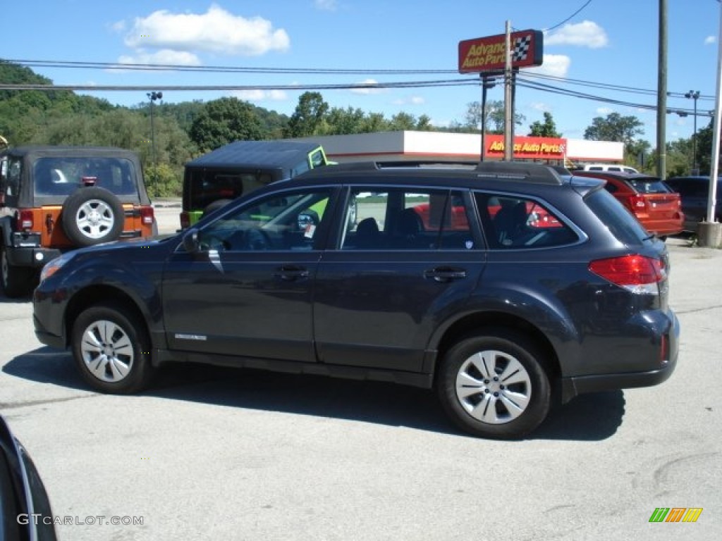 2011 Outback 2.5i Wagon - Graphite Gray Metallic / Off Black photo #8