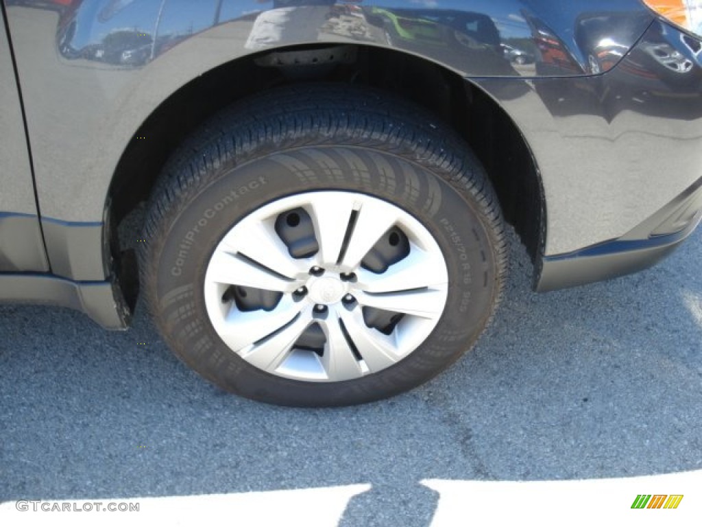 2011 Outback 2.5i Wagon - Graphite Gray Metallic / Off Black photo #10