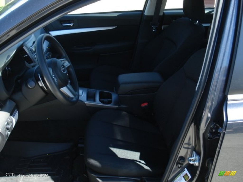 2011 Outback 2.5i Wagon - Graphite Gray Metallic / Off Black photo #14