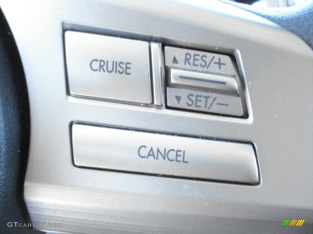 2011 Outback 2.5i Wagon - Graphite Gray Metallic / Off Black photo #23
