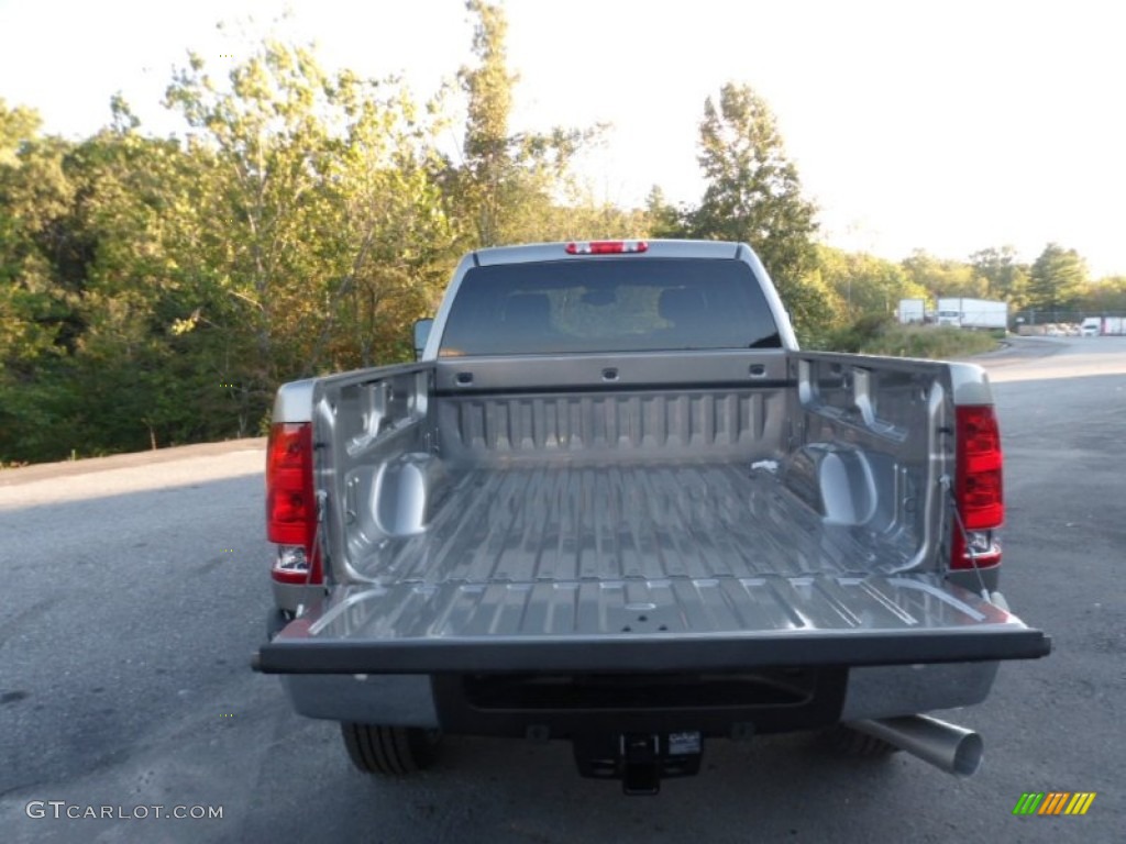 2013 Sierra 2500HD SLT Crew Cab 4x4 - Steel Gray Metallic / Ebony photo #8