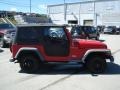 2000 Flame Red Jeep Wrangler SE 4x4  photo #4