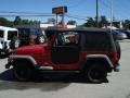 2000 Flame Red Jeep Wrangler SE 4x4  photo #8