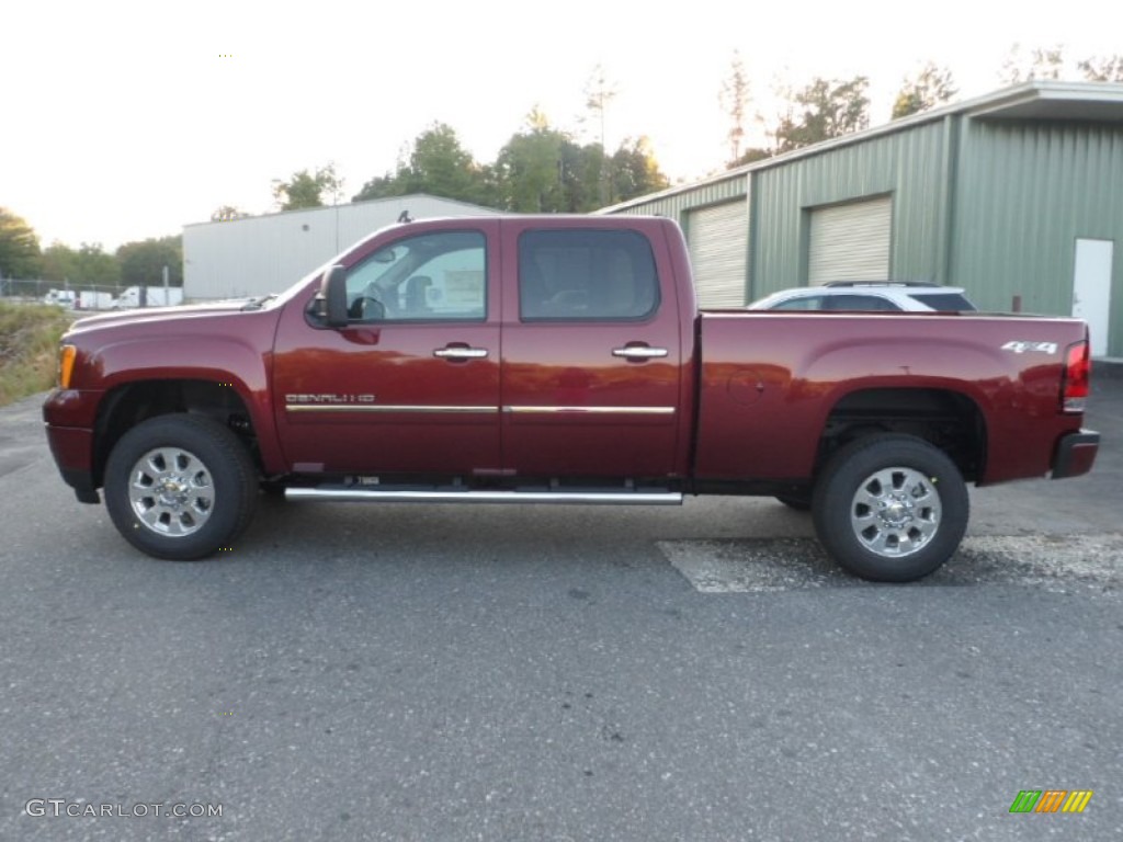 2013 Sierra 3500HD Denali Crew Cab 4x4 - Sonoma Red Metallic / Cocoa/Light Cashmere photo #1