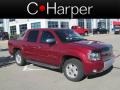 2007 Sport Red Metallic Chevrolet Avalanche Z71 4WD  photo #1