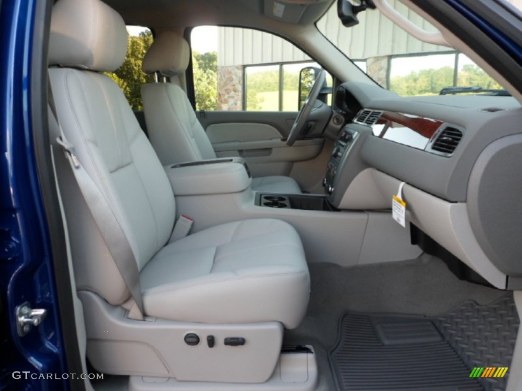 Dark Titanium/Light Titanium Interior 2013 GMC Sierra 2500HD SLT Crew Cab 4x4 Photo #70667803