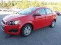 2012 Victory Red Chevrolet Sonic LS Sedan  photo #4