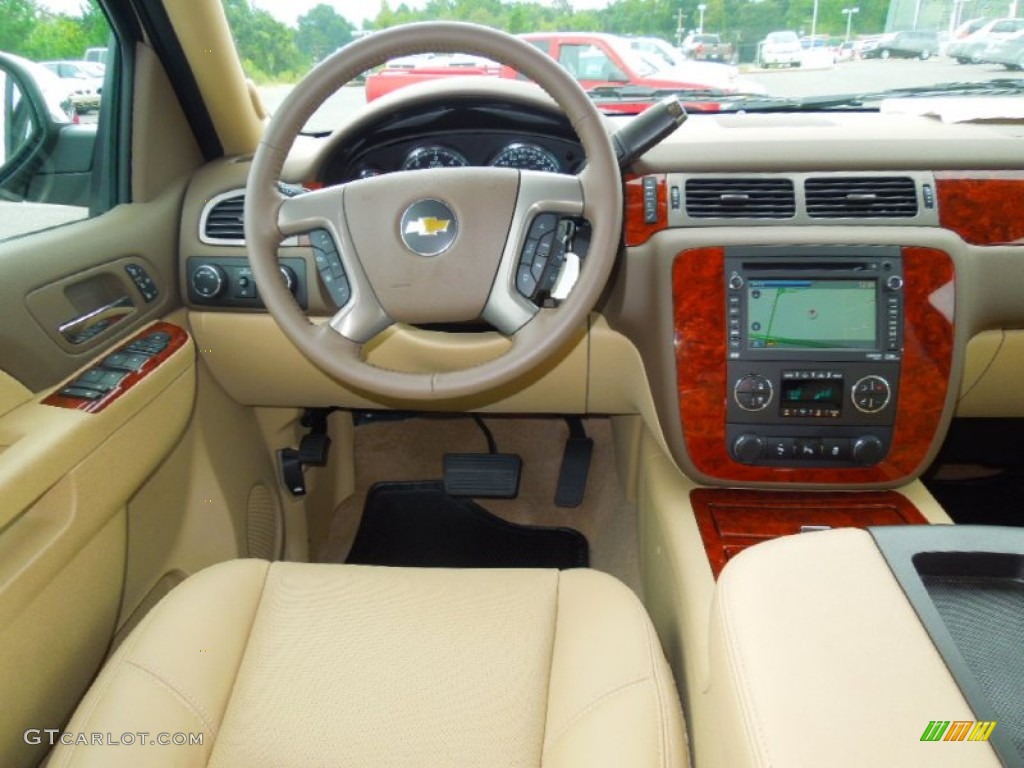 2013 Suburban LTZ 4x4 - Champagne Silver Metallic / Light Cashmere/Dark Cashmere photo #20