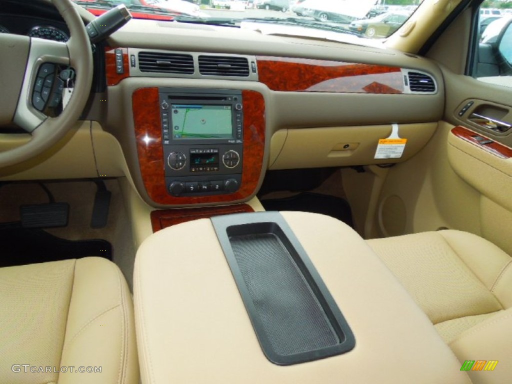 2013 Suburban LTZ 4x4 - Champagne Silver Metallic / Light Cashmere/Dark Cashmere photo #21