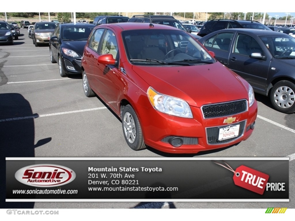 2010 Aveo Aveo5 LT - Sport Red / Neutral photo #1