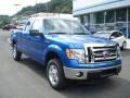 2012 Blue Flame Metallic Ford F150 XLT SuperCab 4x4  photo #2