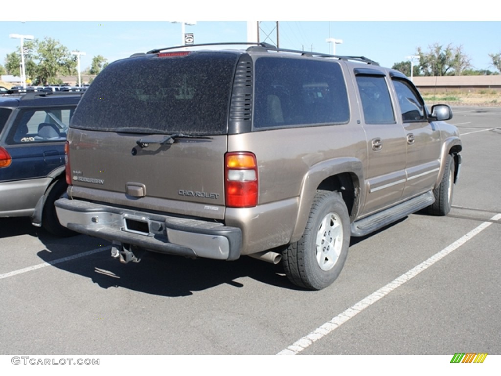2003 Suburban 1500 LT 4x4 - Sandalwood Metallic / Tan/Neutral photo #2