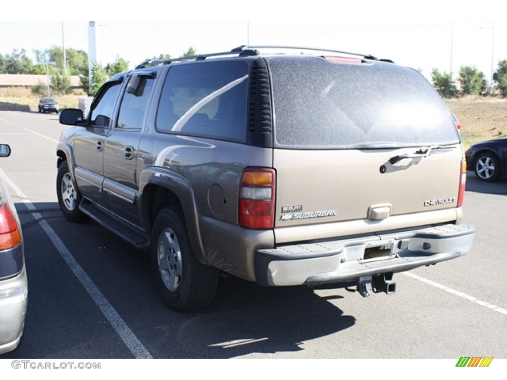 2003 Suburban 1500 LT 4x4 - Sandalwood Metallic / Tan/Neutral photo #3