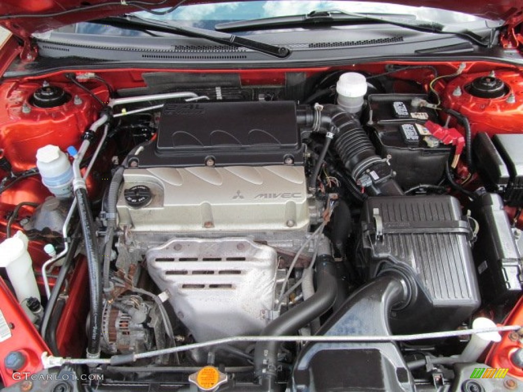 2008 Mitsubishi Eclipse GS Coupe 2.4L SOHC 16V MIVEC Inline 4 Cylinder Engine Photo #70672123