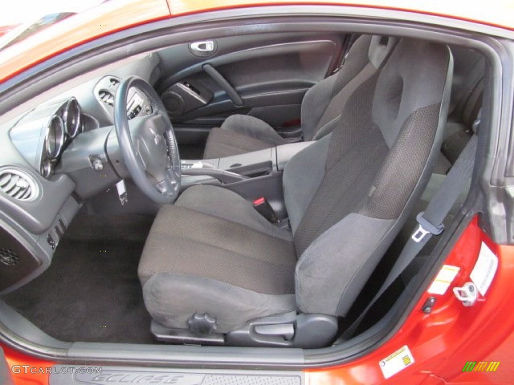 Dark Charcoal Interior 2008 Mitsubishi Eclipse GS Coupe Photo #70672138