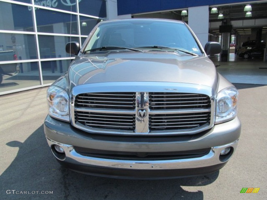 2008 Ram 1500 Big Horn Edition Quad Cab 4x4 - Mineral Gray Metallic / Medium Slate Gray photo #6