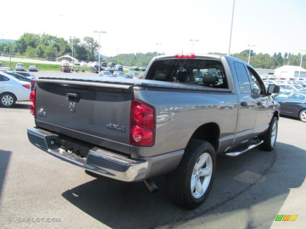 2008 Ram 1500 Big Horn Edition Quad Cab 4x4 - Mineral Gray Metallic / Medium Slate Gray photo #9