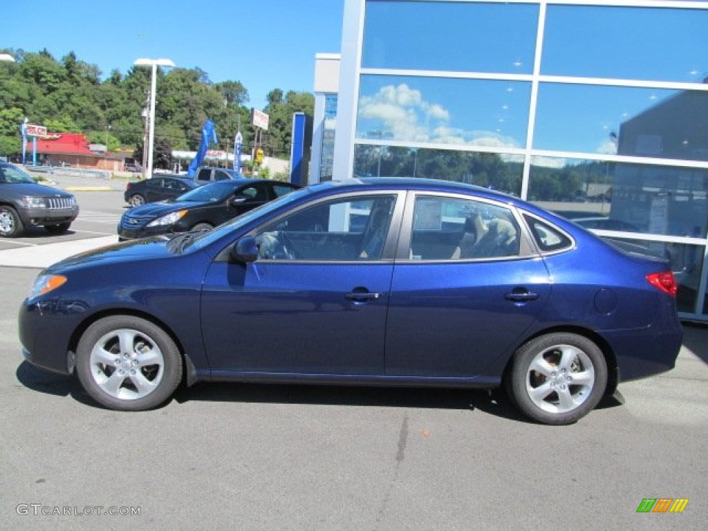 Regatta Blue 2007 Hyundai Elantra SE Sedan Exterior Photo #70672495