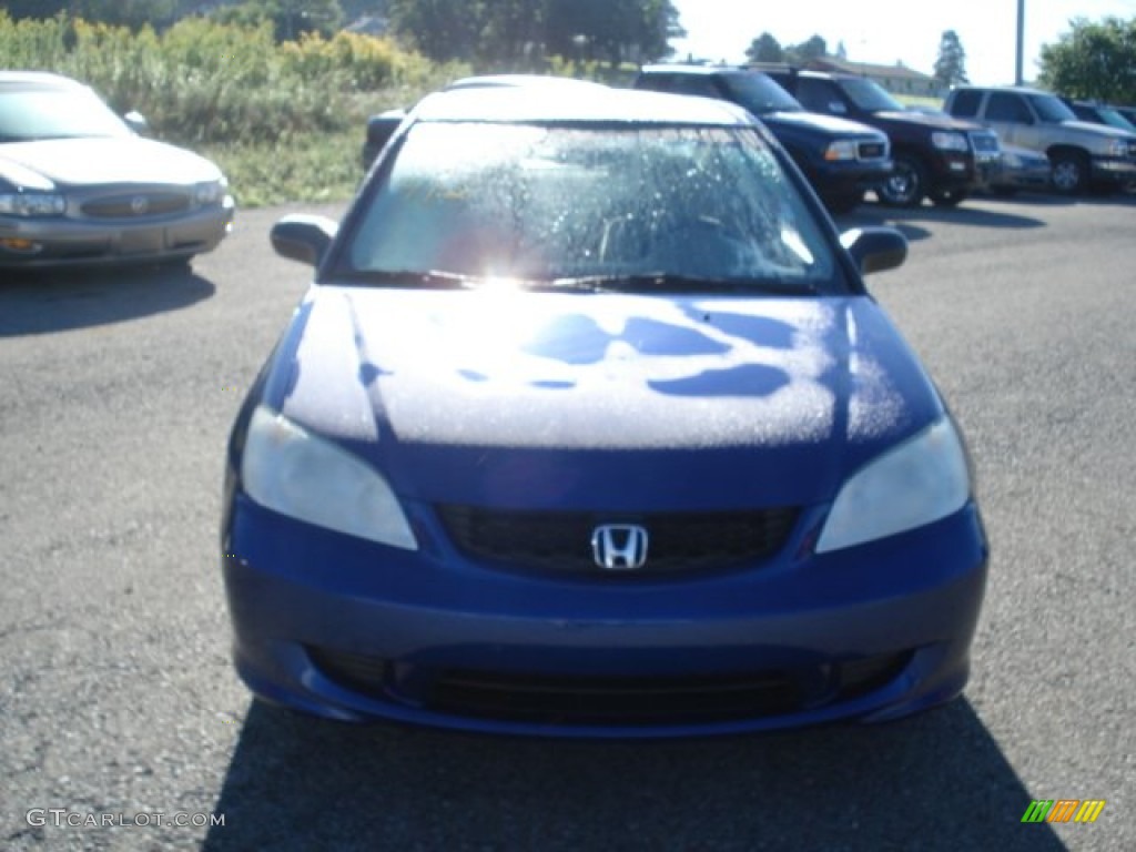 2005 Civic Value Package Coupe - Fiji Blue Pearl / Ivory photo #2