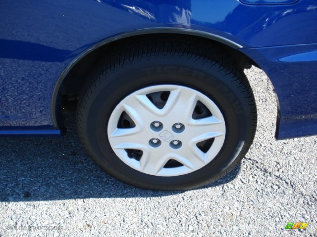 2005 Civic Value Package Coupe - Fiji Blue Pearl / Ivory photo #7