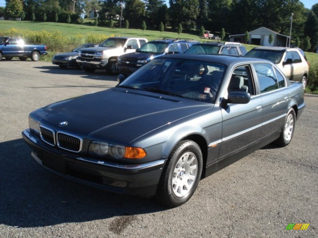 2000 7 Series 740iL Sedan - Anthracite Metallic / Grey photo #3