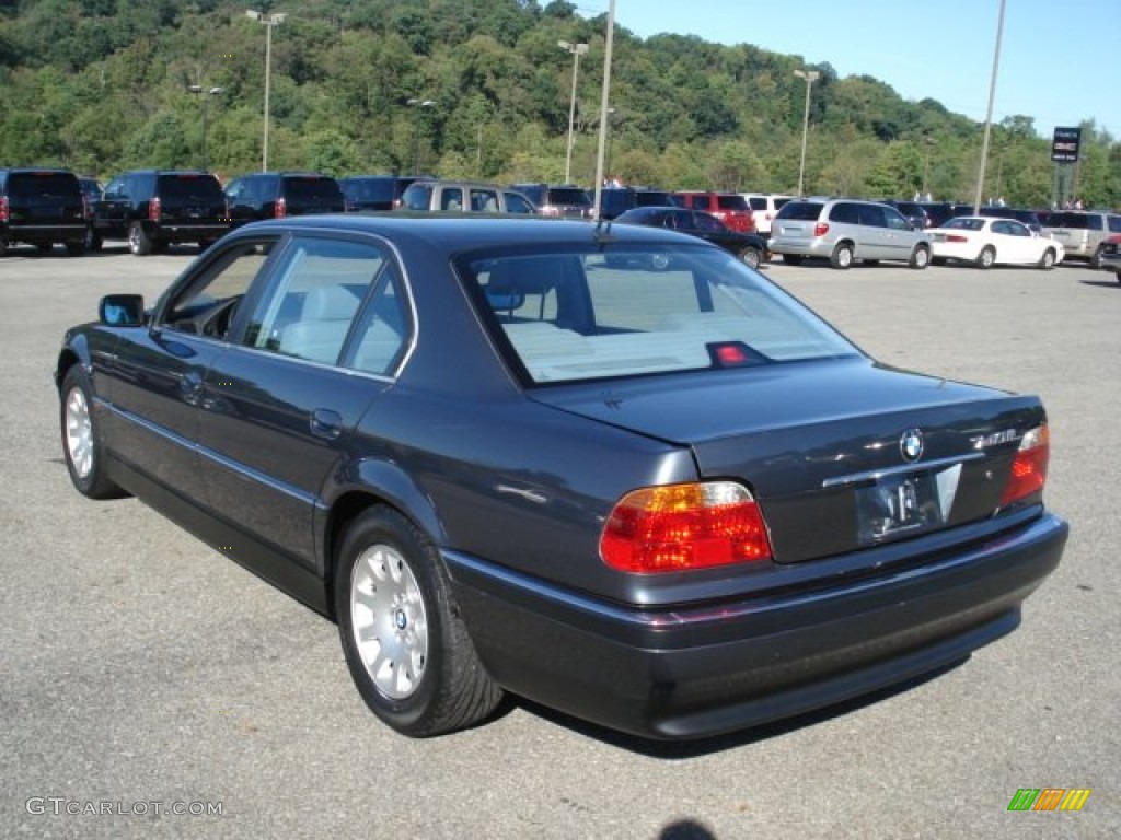 2000 7 Series 740iL Sedan - Anthracite Metallic / Grey photo #4