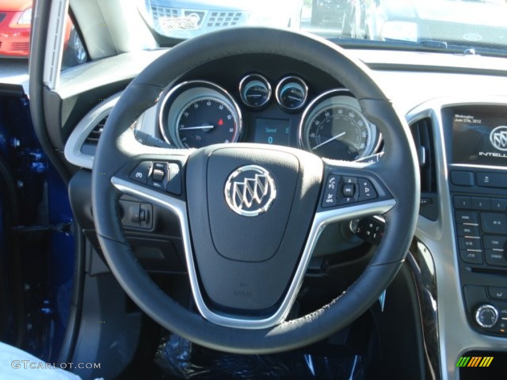 2013 Buick Verano FWD Medium Titanium Steering Wheel Photo #70673476
