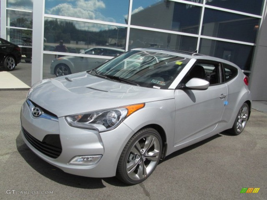 2013 Veloster  - Ironman Silver / Black photo #1