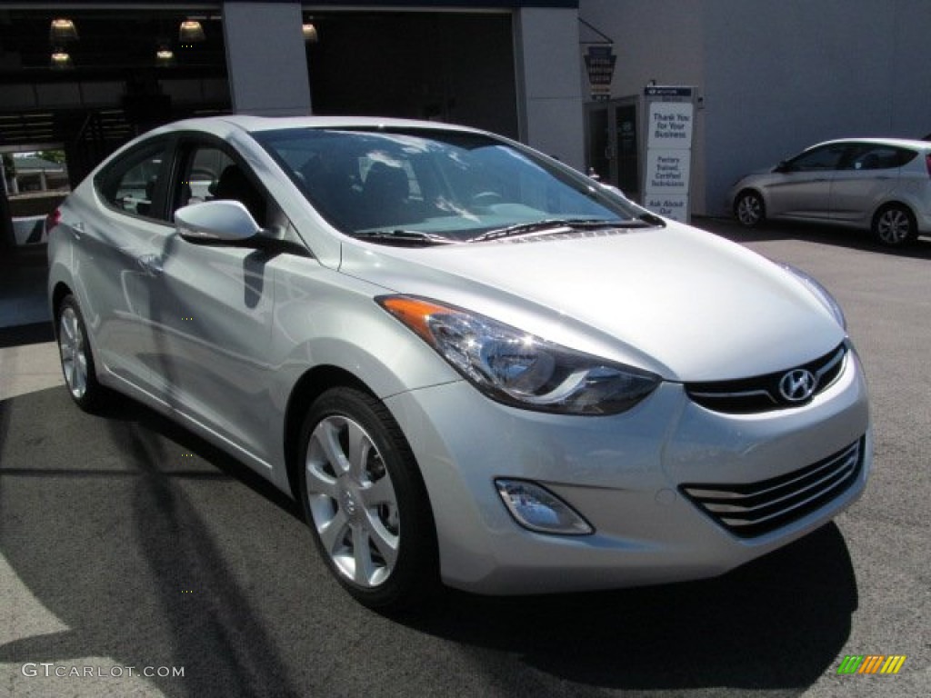2013 Elantra Limited - Silver / Black photo #3