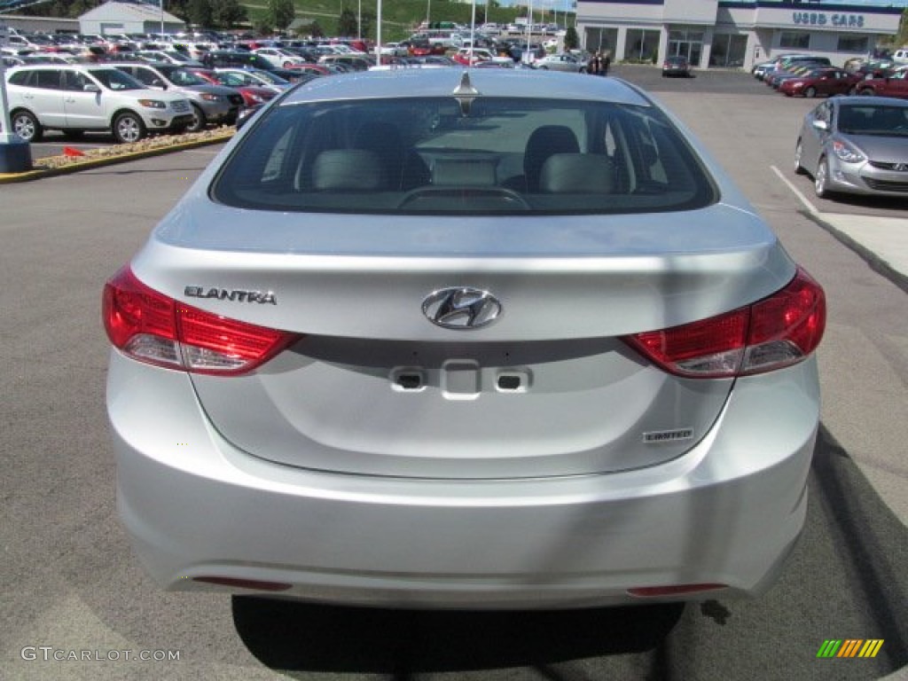 2013 Elantra Limited - Silver / Black photo #4