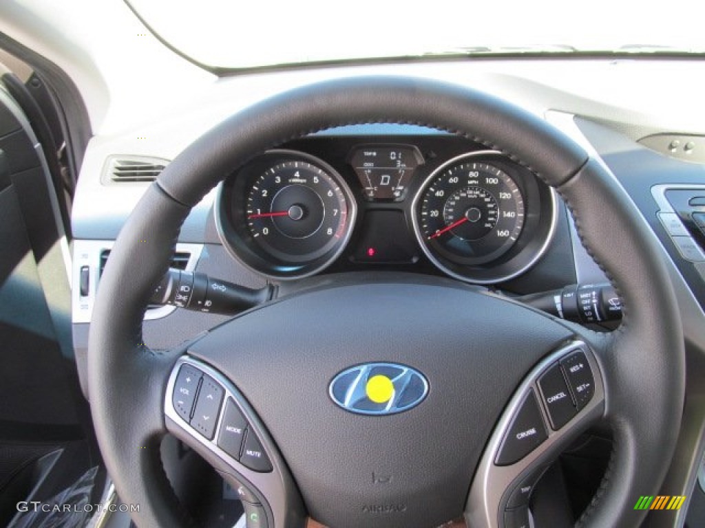 2013 Elantra Limited - Silver / Black photo #7