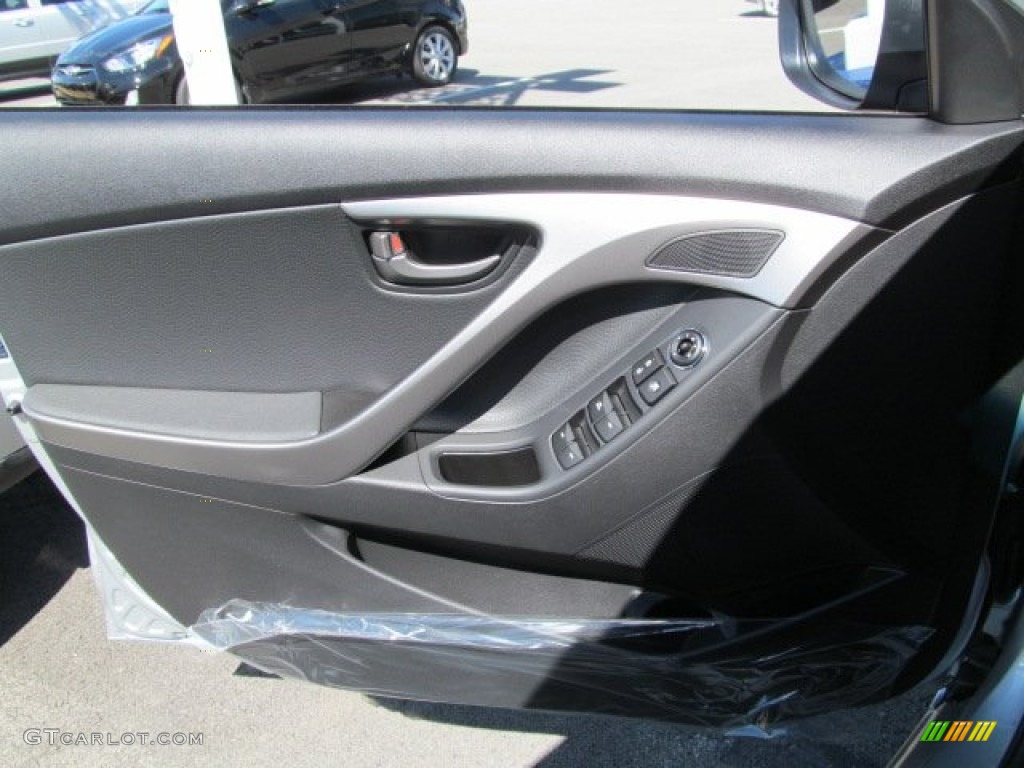 2013 Elantra Limited - Silver / Black photo #8