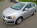 2012 Silver Ice Metallic Chevrolet Sonic LT Hatch  photo #1