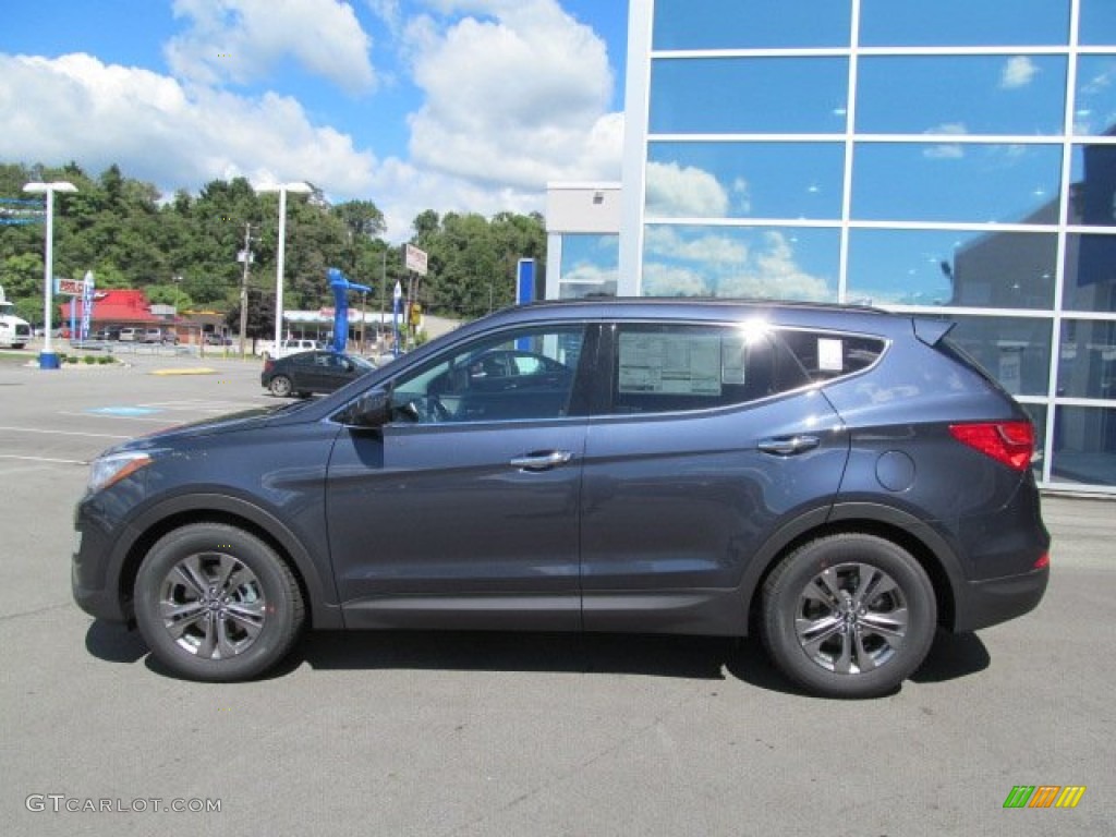 Marlin Blue 2013 Hyundai Santa Fe Sport Exterior Photo #70674905