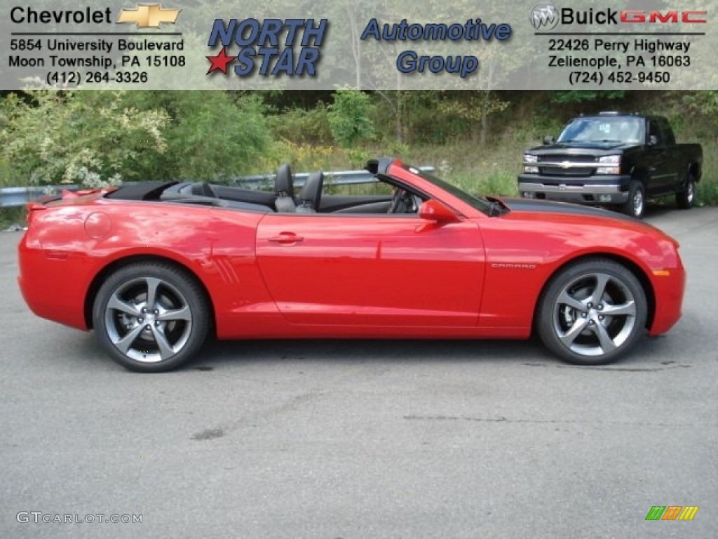 2013 Camaro LT/RS Convertible - Victory Red / Black photo #1