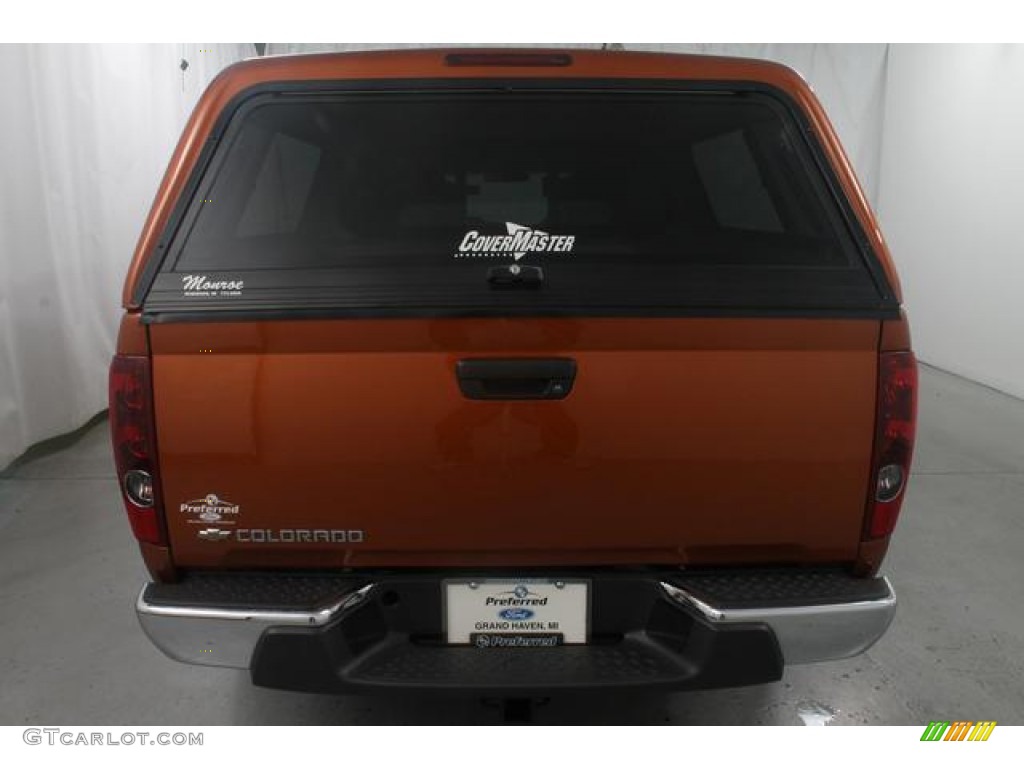 2006 Colorado LT Crew Cab - Sunburst Orange Metallic / Medium Pewter photo #5