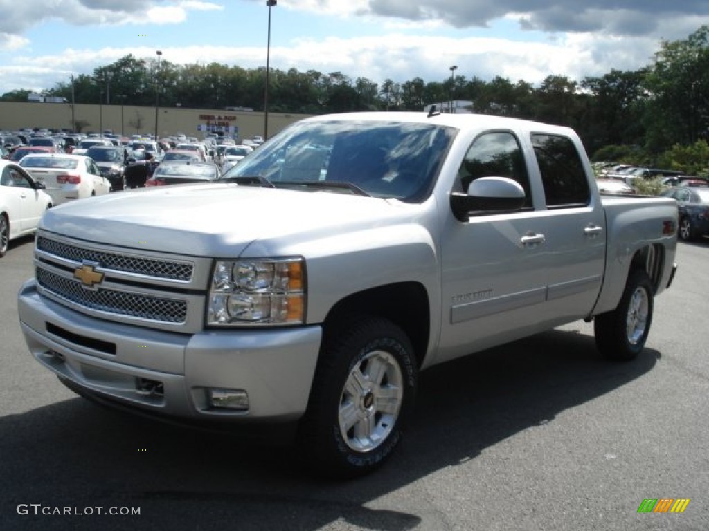 2013 Silverado 1500 LT Crew Cab 4x4 - Silver Ice Metallic / Ebony photo #4