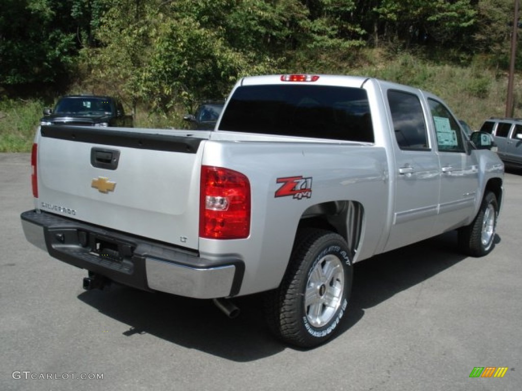 2013 Silverado 1500 LT Crew Cab 4x4 - Silver Ice Metallic / Ebony photo #8