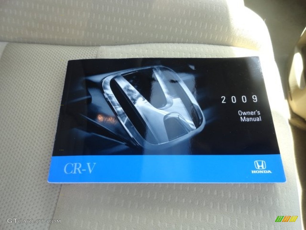 2009 CR-V EX 4WD - Crystal Black Pearl / Ivory photo #12