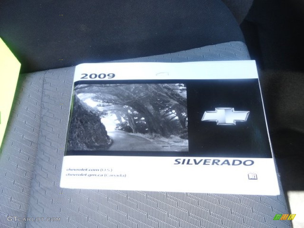 2009 Silverado 1500 LS Extended Cab - Blue Granite Metallic / Dark Titanium photo #9