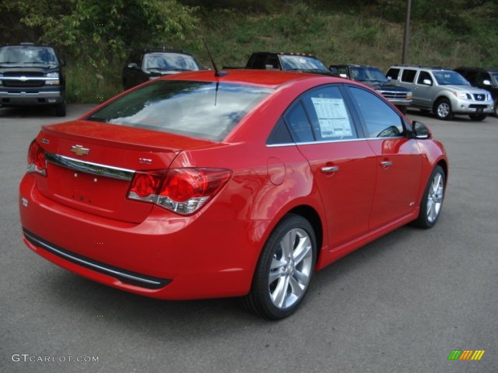 Victory Red 2013 Chevrolet Cruze LTZ/RS Exterior Photo #70676893