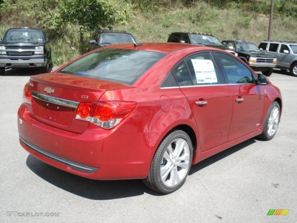 Crystal Red Metallic Tintcoat 2013 Chevrolet Cruze LTZ/RS Exterior Photo #70677826