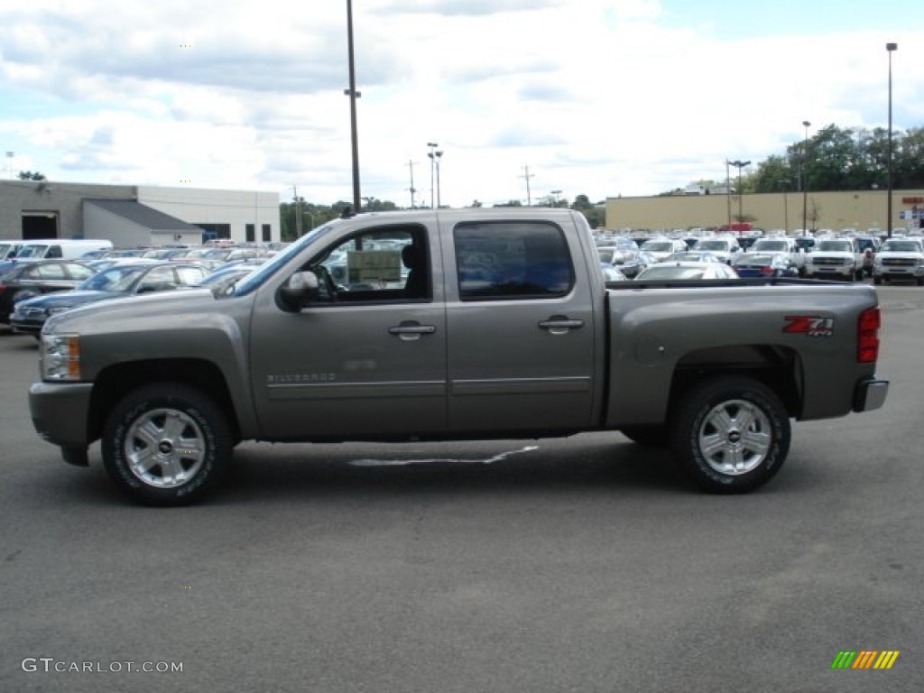 2013 Silverado 1500 LT Crew Cab 4x4 - Graystone Metallic / Ebony photo #5