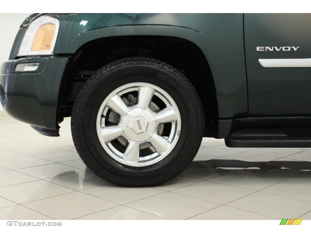 2006 Envoy SLE 4x4 - Emerald Green Metallic / Ebony Black photo #17