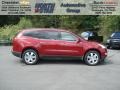 2012 Crystal Red Tintcoat Chevrolet Traverse LT AWD  photo #1